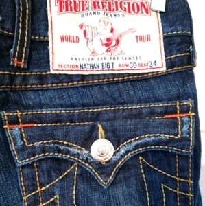 🚂👖TRUE RELIGION NATHAN BIG T JEANS⛵